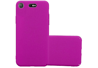 carcasa de móvil  - Funda rígida para móvil de plástico duro – Carcasa Hard Cover protección CADORABO, Sony, Xperia XZ1 Compact, frosty rosa