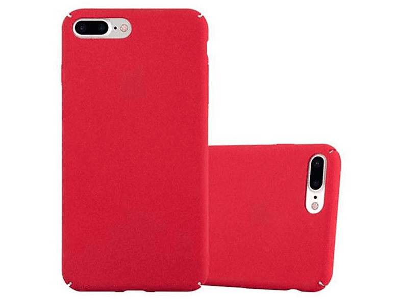 PLUS 8 7 CADORABO Hard Style, ROT Case PLUS Frosty / Apple, Hülle Backcover, PLUS, iPhone 7S / im FROSTY