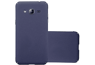 carcasa de móvil  - Funda rígida para móvil de plástico duro – Carcasa Hard Cover protección CADORABO, Samsung, Galaxy J3 / J3 DUOS 2016, frosty azul