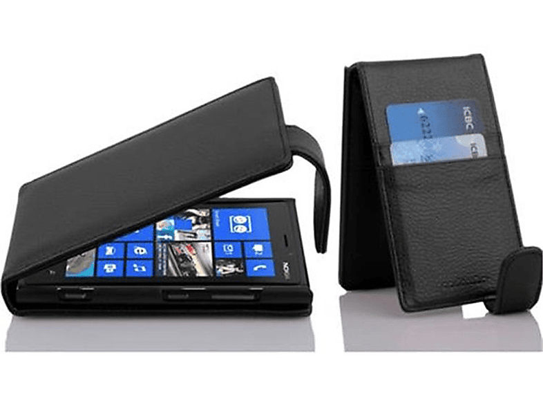 Cover, Flip SCHWARZ Style, Lumia OXID Flip CADORABO 920, Schutzhülle im Nokia,