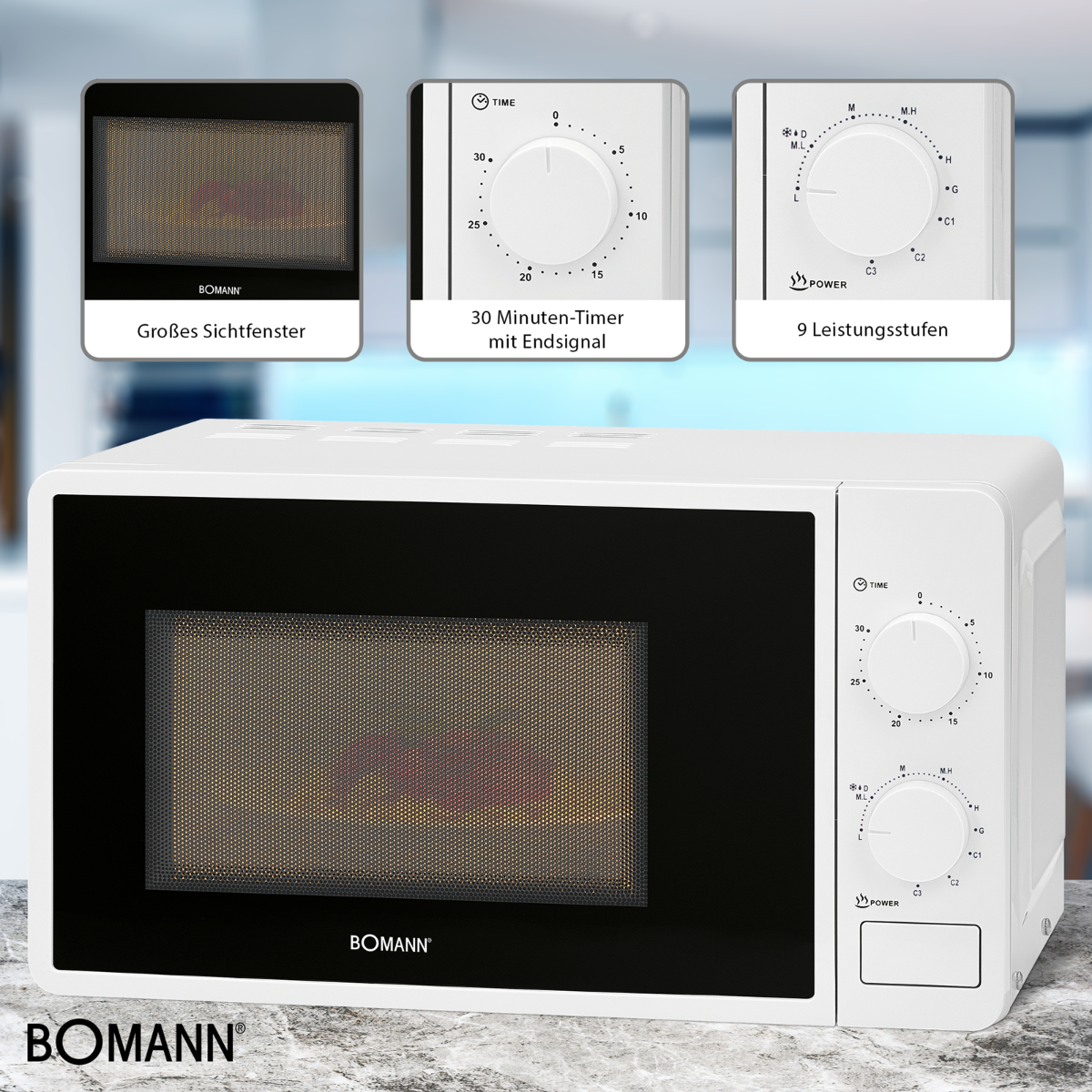 BOMANN MWG 6015 Watt) (1150 CB Mikrowelle