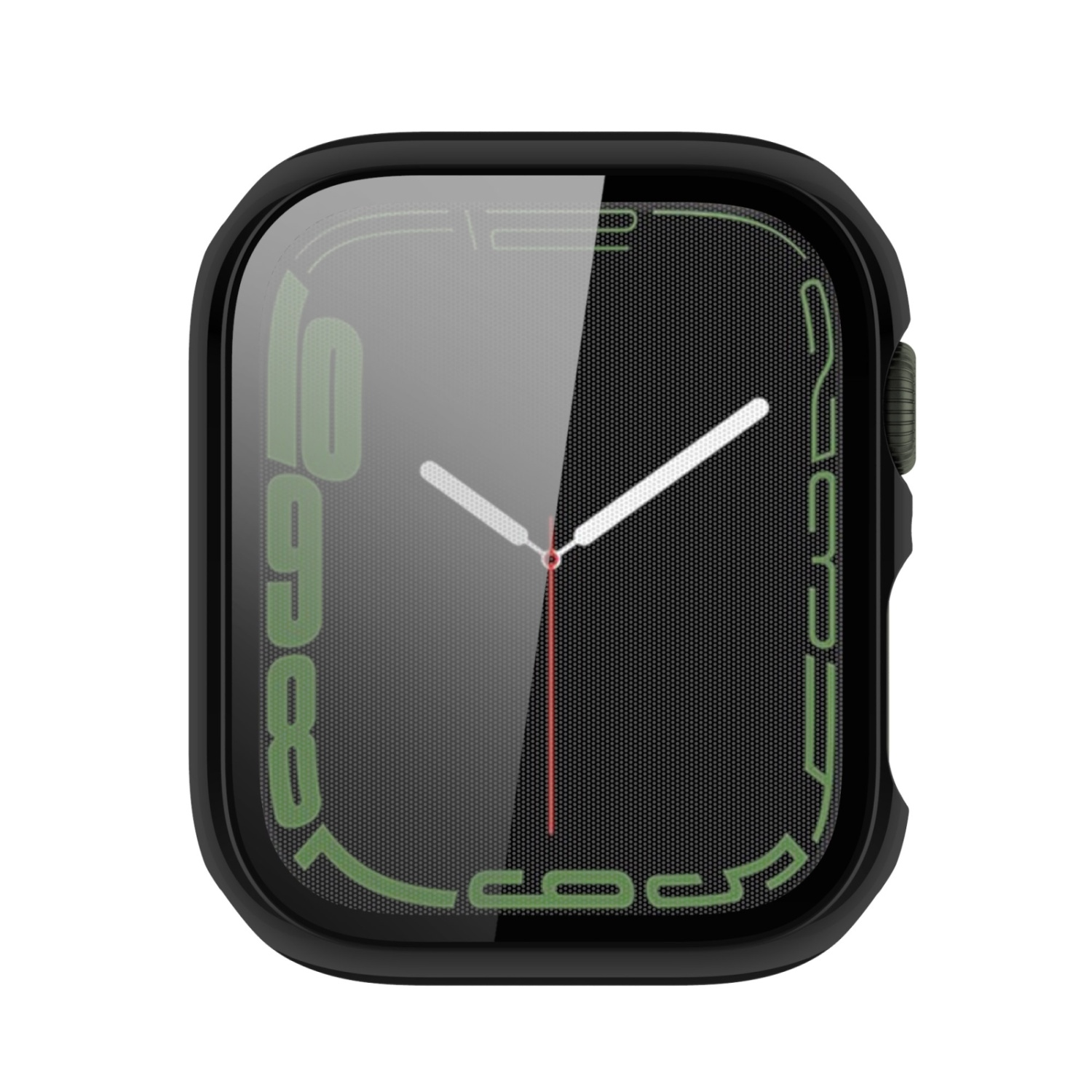 7 Series DESIGN Watch Apple, Schutzcase, 45mm, Helles KÖNIG Schwarz Displayschutz,