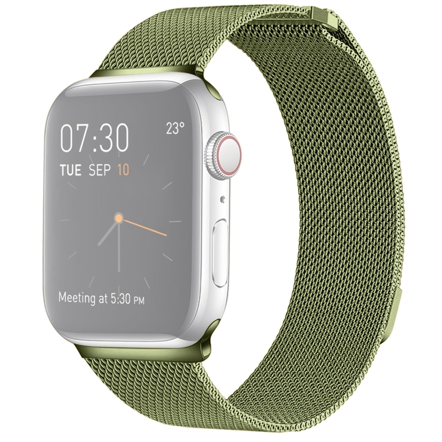 Apple, DESIGN Sportarmband, 7 Smartband, 41mm, Watch Series KÖNIG Armeegrün