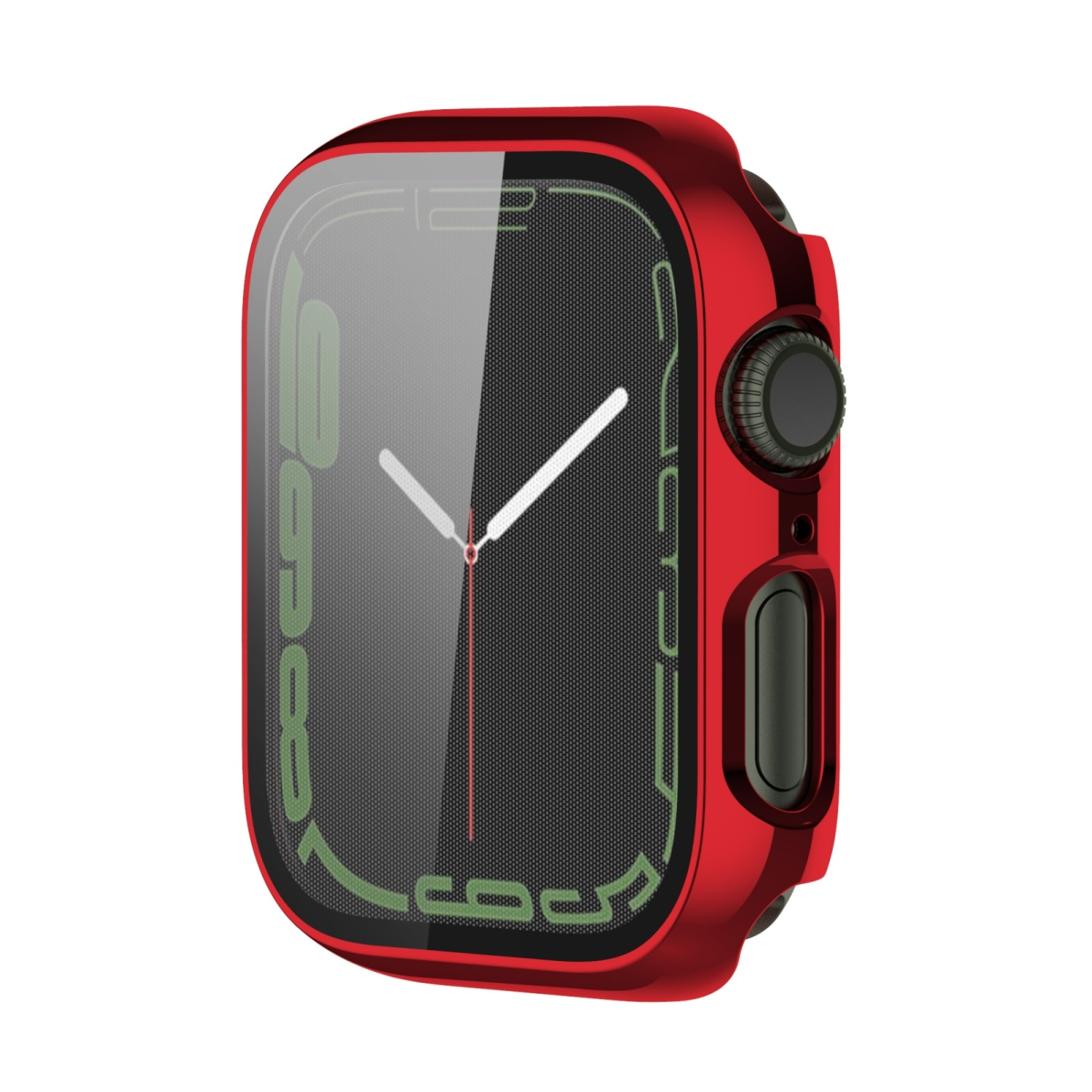 KÖNIG DESIGN Rot Apple, Series 41mm, Schutzcase, 7 Displayschutz, Watch