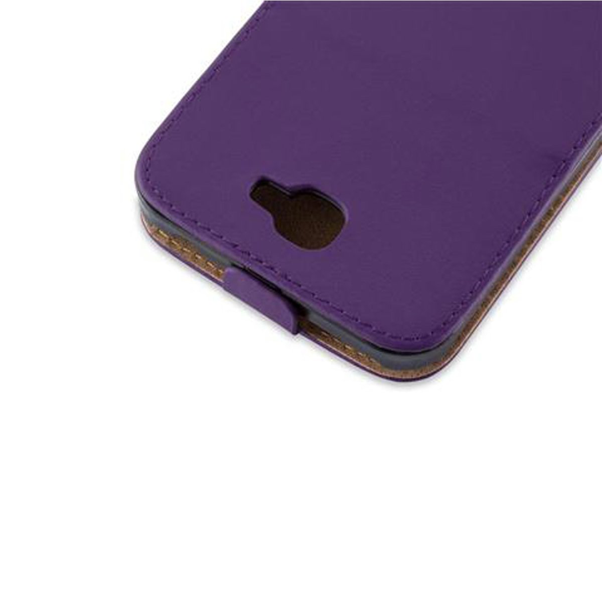 CADORABO Handyhülle Style, Flip Samsung, 2, Cover, Flip Galaxy im VIOLETT FLIEDER NOTE