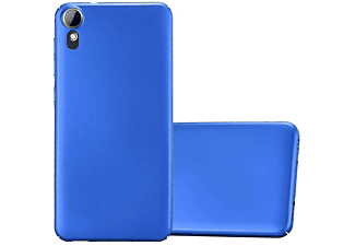 carcasa de móvil Funda rígida para móvil de plástico duro – Carcasa Hard Cover protección;CADORABO, HTC, Desire 10 Lifestyle / Desire 825, metal azul