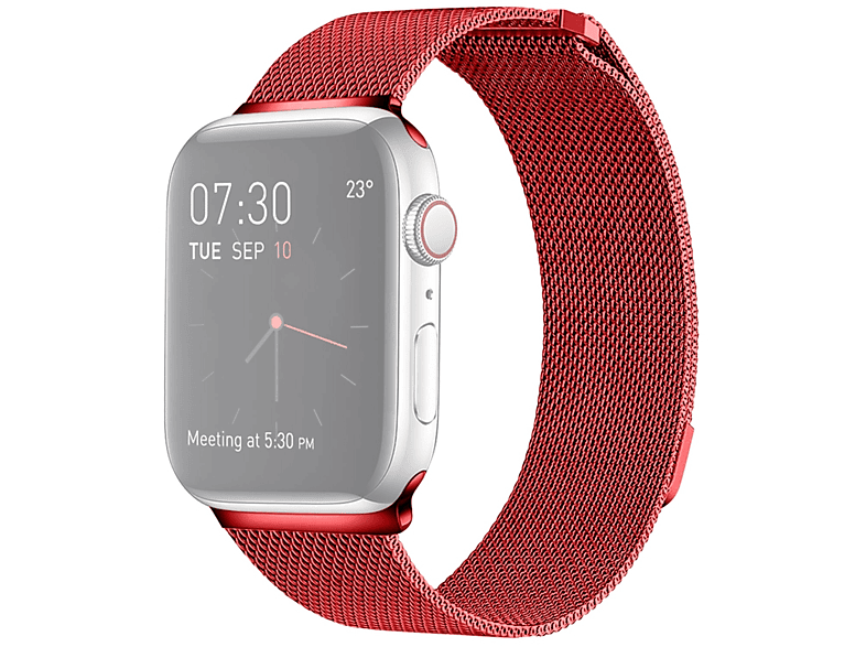 Sportarmband, 41mm, DESIGN 7 Smartband, Apple, KÖNIG Rot Series Watch