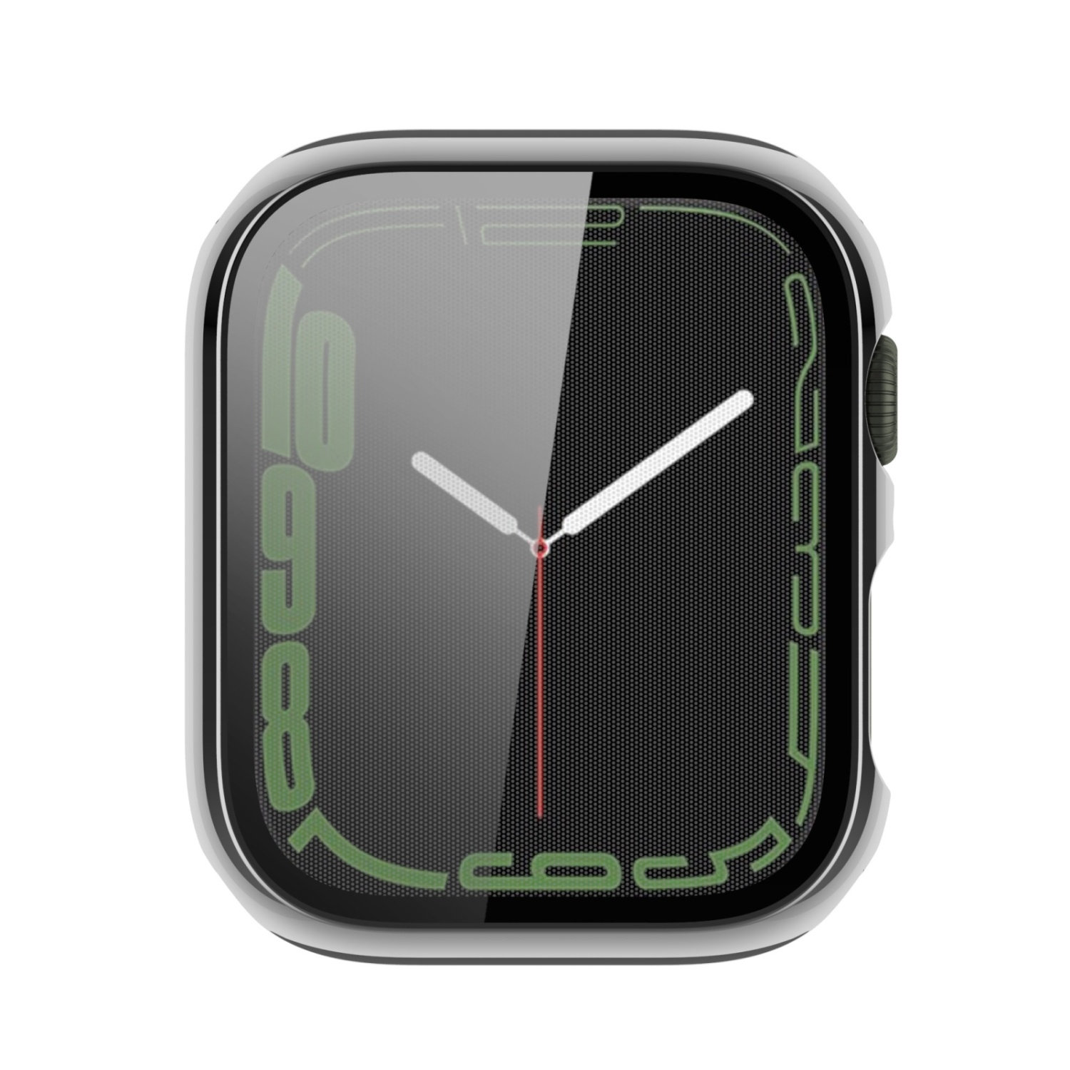 KÖNIG DESIGN Schutzcase, 41mm, Apple, Displayschutz, Silber Series 7 Watch