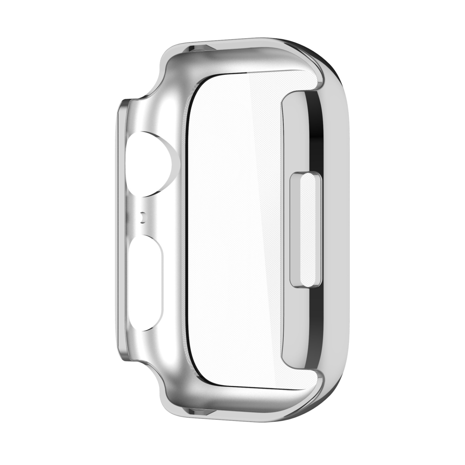 KÖNIG DESIGN Schutzcase, 41mm, Apple, Displayschutz, Silber Series 7 Watch