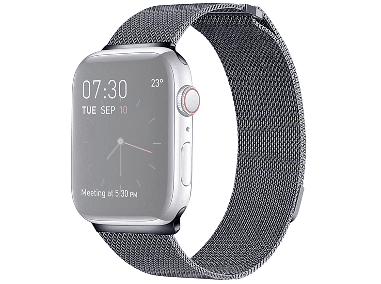 KÖNIG DESIGN Sportarmband, Smartband, Apple, Watch Series 7 41mm, Dunkelgrau | Smartwatch Armbänder