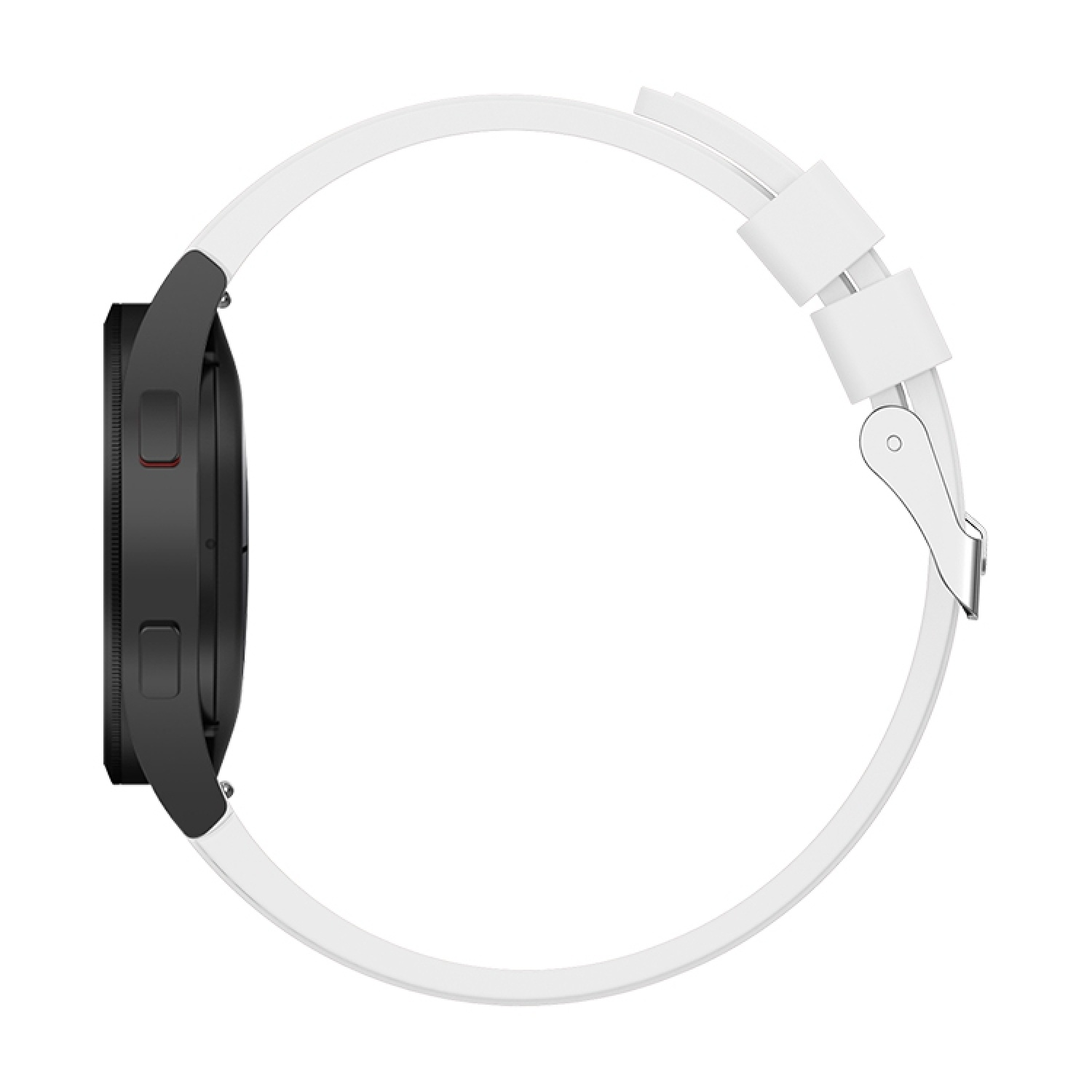 KÖNIG DESIGN Galaxy 4 Weiß Ersatzband, Samsung, Watch Sportarmband, 44mm