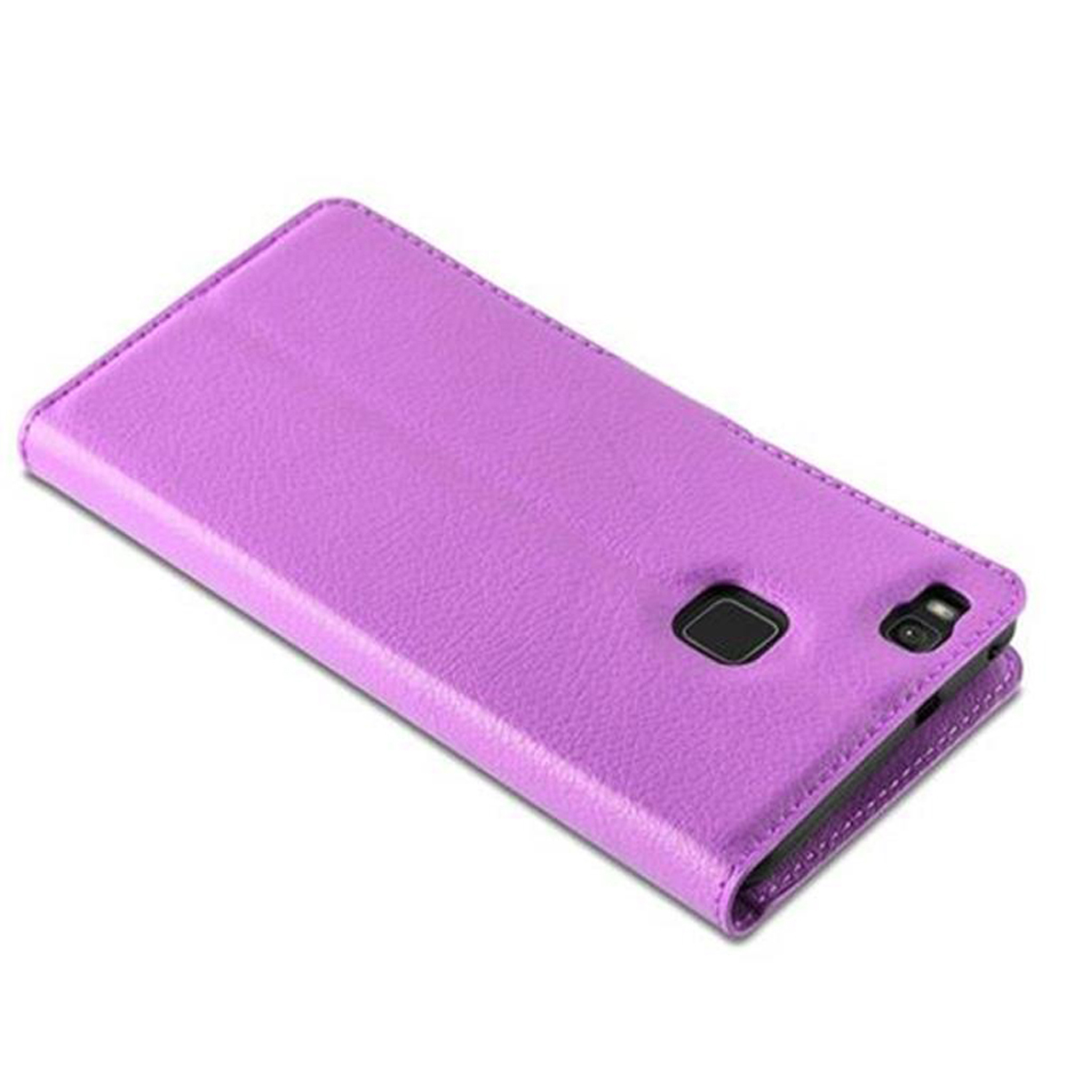 G9 LITE / P9 2016 Huawei, VIOLETT LITE, Standfunktion, Hülle CADORABO Bookcover, MANGAN Book