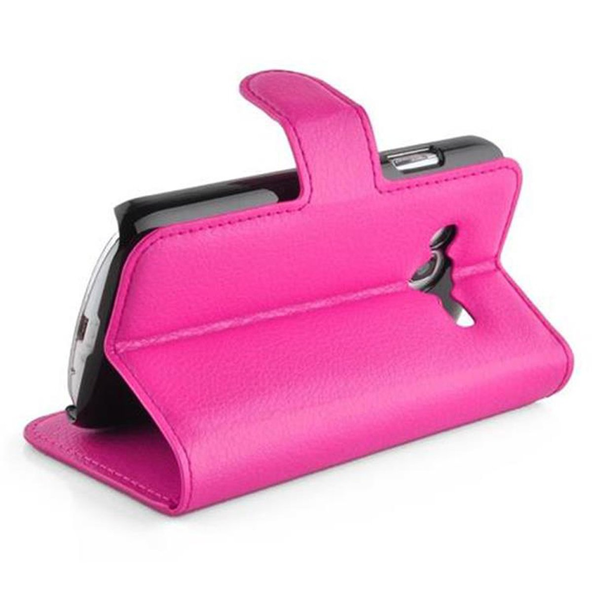 CADORABO Standfunktion, 4 PINK ACE CHERRY Book Hülle LITE, Bookcover, Galaxy Samsung,