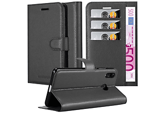carcasa de móvil  - Funda libro para Móvil - Carcasa protección resistente de estilo libro CADORABO, Asus, ZenFone 5Z, negro fantasma