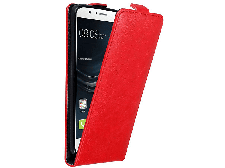 P9 G9 ROT Cover, Hülle LITE im Style, LITE, 2016 Huawei, / CADORABO APFEL Flip Flip