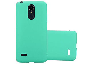 carcasa de móvil  - Funda rígida para móvil de plástico duro – Carcasa Hard Cover protección CADORABO, LG, K8 2017, frosty verde