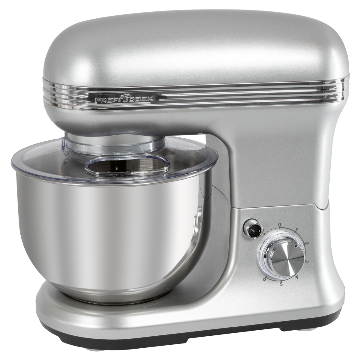 PROFICOOK Watt) Silber Küchenmaschine 5 PC-KM (Rührschüsselkapazität: 1200 W 1222 Liter,
