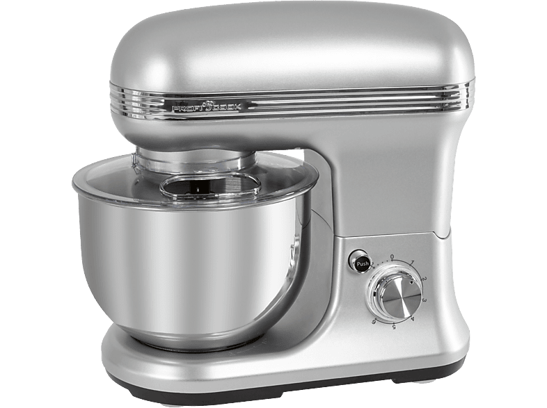 PROFICOOK PC-KM 1222 Liter, Silber 5 Küchenmaschine Watt) (Rührschüsselkapazität: 1200 W