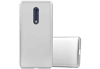 carcasa de móvil  - Funda rígida para móvil de plástico duro – Carcasa Hard Cover protección CADORABO, Nokia, 5 2017, metal plato