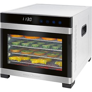 Deshidratador de Alimentos - PROFICOOK PC-DR1218, 650 W, Acero Inoxidable