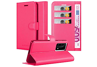 carcasa de móvil  - Funda libro para Móvil - Carcasa protección resistente de estilo libro CADORABO, Huawei, P40 pro +, rosa cereza