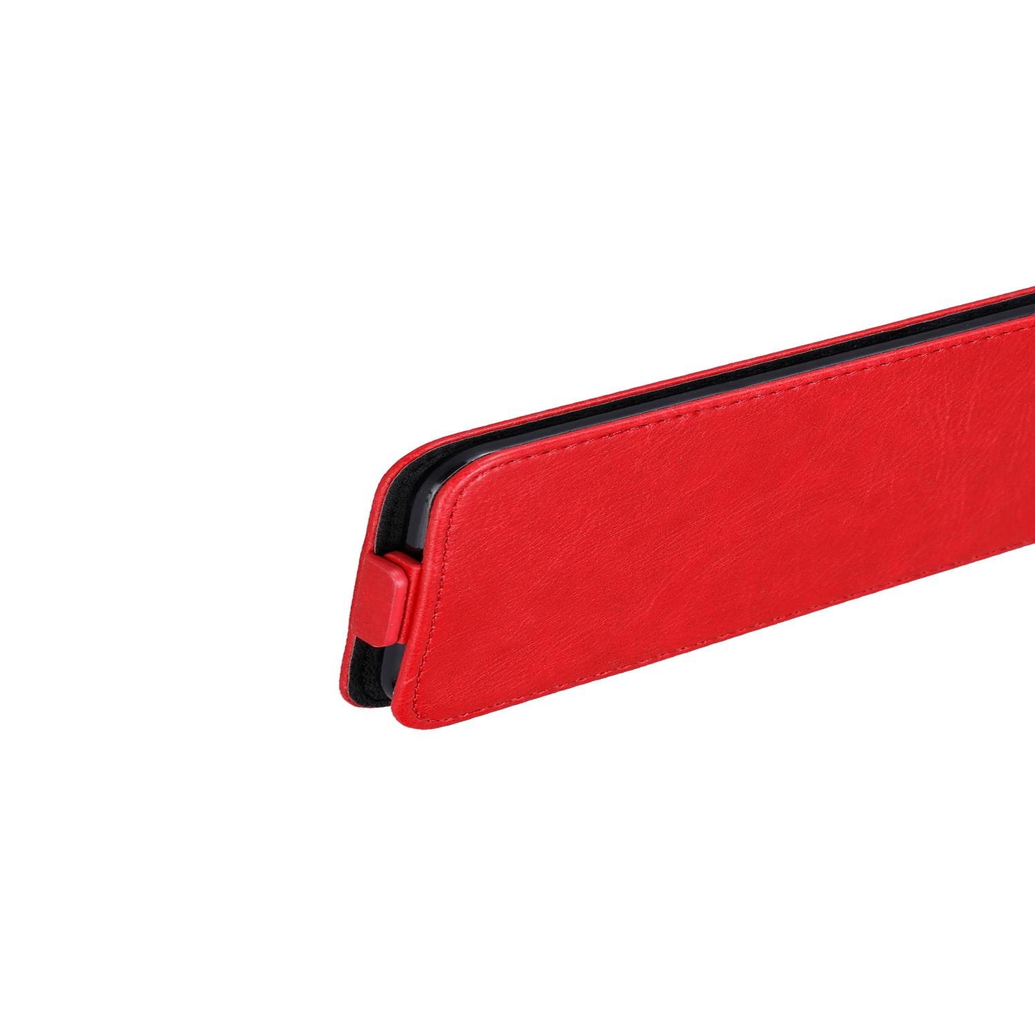 Flip Huawei 20 Flip Hülle / Style, APFEL NOVA ROT Cover, Honor, CADORABO im 5T, / 20S