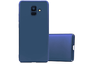 carcasa de móvil Funda rígida para móvil de plástico duro – Carcasa Hard Cover protección;CADORABO, Samsung, Galaxy A6 2018, metal azul