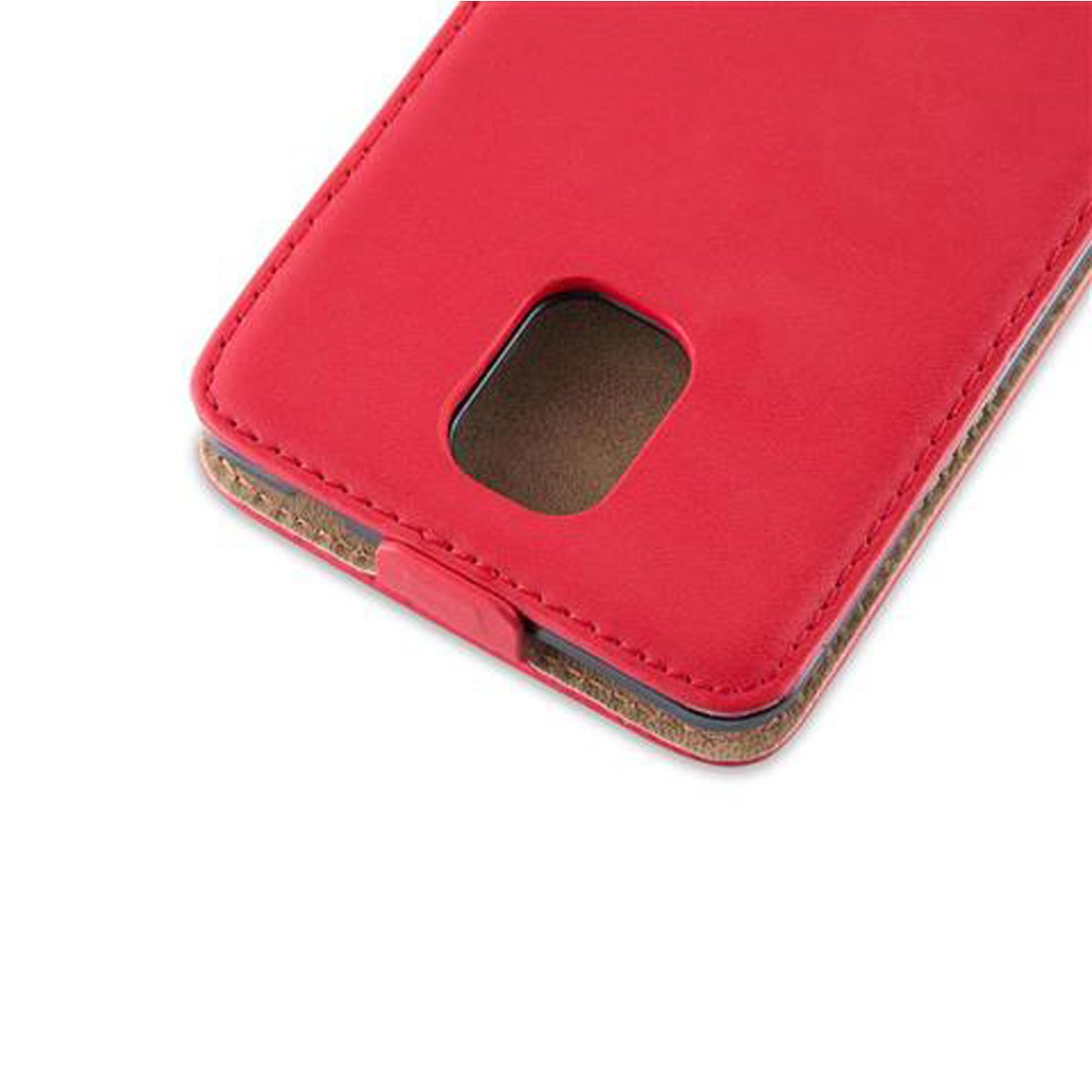 CHILI Galaxy Flip 4, ROT im Flip Samsung, Cover, NOTE Style, CADORABO Handyhülle