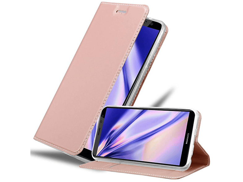 CADORABO Handyhülle Classy Book Style, Bookcover, Huawei, MATE 10 LITE, CLASSY ROSÉ GOLD