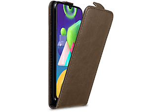 carcasa de móvil  - Funda libro para Móvil - Carcasa protección resistente de estilo libro CADORABO, Samsung, Galaxy M31, 80 café