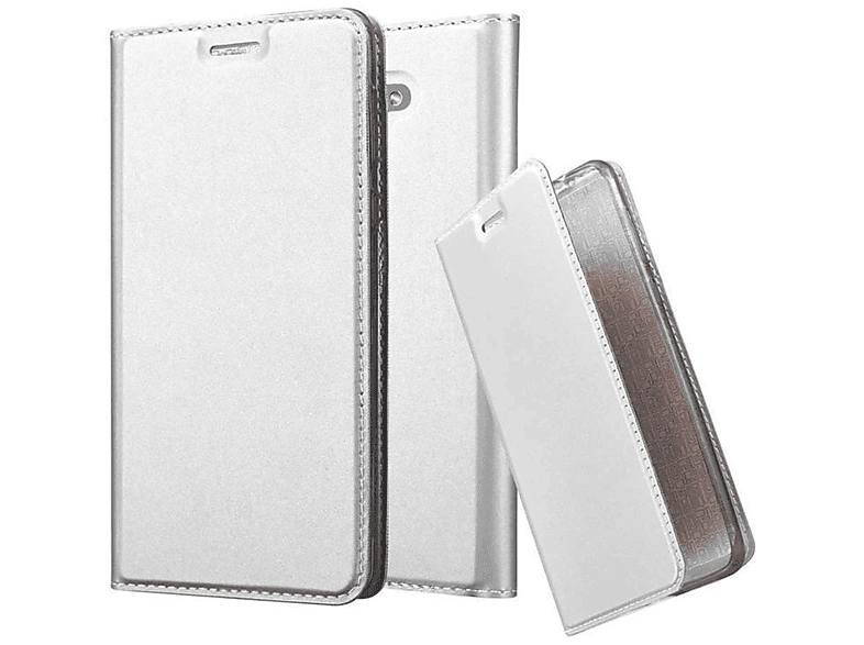 CADORABO Handyhülle Classy Book Style, Bookcover, Huawei, MATE 9 LITE / GR5 2017 / Honor 6X, CLASSY SILBER