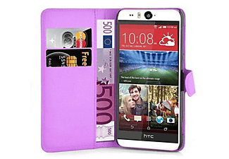 carcasa de móvil Funda libro para Móvil - Carcasa protección resistente de estilo libro;CADORABO, HTC, Desire EYE, violeta de manganeso
