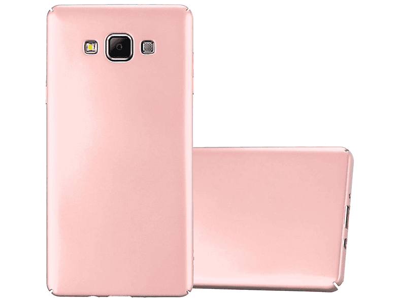 CADORABO Hülle im Hard A7 Samsung, Matt Metall ROSÉ GOLD Case Backcover, 2015, Style, Galaxy METALL