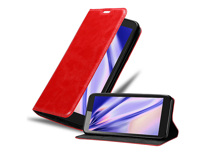 Cadorabo Custodia Libro per ZTE Blade L5 in Bruno Café - con Vani di Carte, Funzione Stand e Chiusura Magnetica - Portafoglio Cover Case Wallet Book Etui Protezione