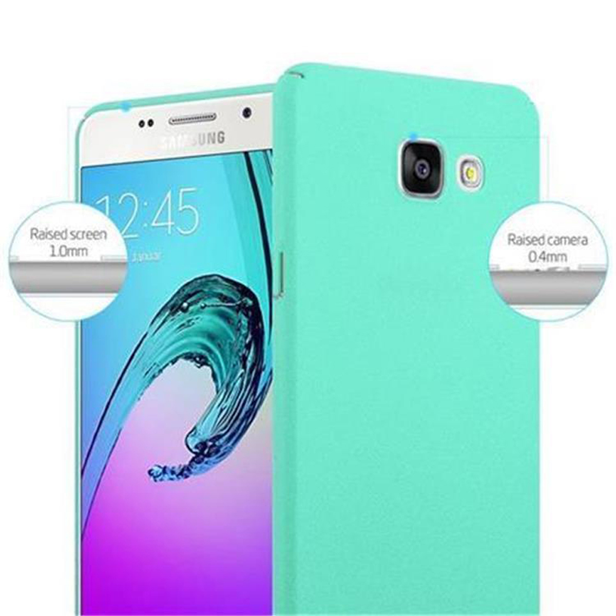 Style, Backcover, 2016, im Hard Galaxy A5 GRÜN FROSTY Hülle Frosty Case CADORABO Samsung,