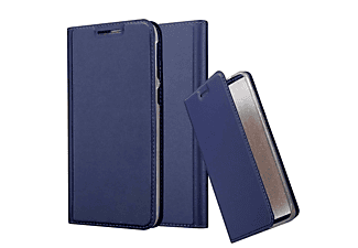 carcasa de móvil Funda libro para Móvil - Carcasa protección resistente de estilo libro;CADORABO, HTC, Desire 820, classy azul oscuro
