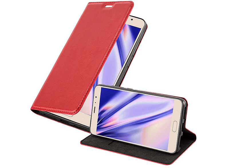 Cadorabo Custodia Libro Portafoglio Per Honor 9X Pro - Colore Rosso Mela - Con Vani Per Carte, Funzione Stand E Chiusura Magnetica - Cover In Similpelle