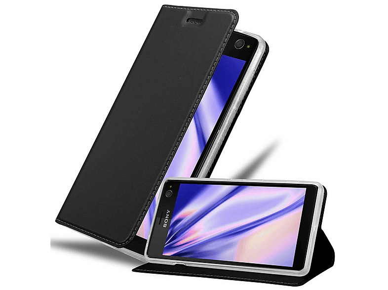Custodia a Libro Sony Xperia M5 Grigio Cadorabo - Pratica e Sicura