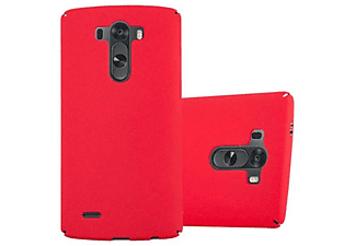 carcasa de móvil Funda rígida para móvil de plástico duro – Carcasa Hard Cover protección;CADORABO, LG, G3, frosty rojo