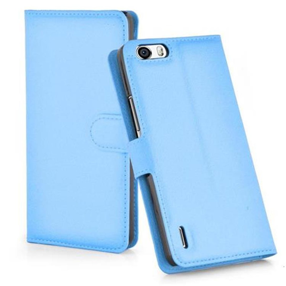 CADORABO PASTELL Bookcover, Standfunktion, Book Hülle BLAU 6 Honor, PLUS,