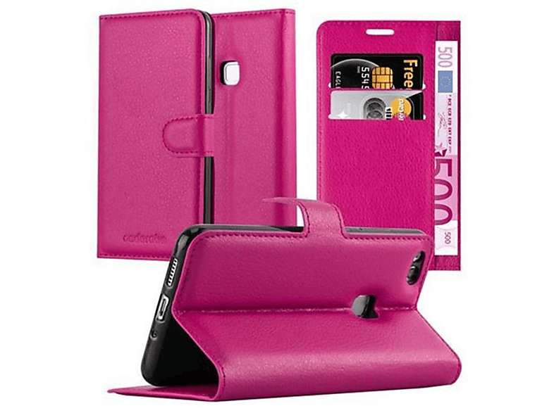 CHERRY CADORABO Standfunktion, P10 LITE, PINK Huawei, Hülle Bookcover, Book