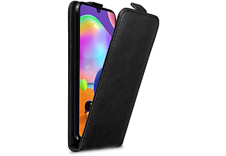 carcasa de móvil  - Funda libro para Móvil - Carcasa protección resistente de estilo libro CADORABO, Samsung, Galaxy A31, negro antracita