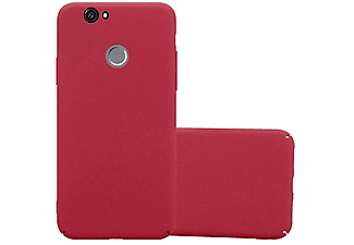 carcasa de móvil Funda rígida para móvil de plástico duro – Carcasa Hard Cover protección;CADORABO, Huawei, Nova, frosty rojo