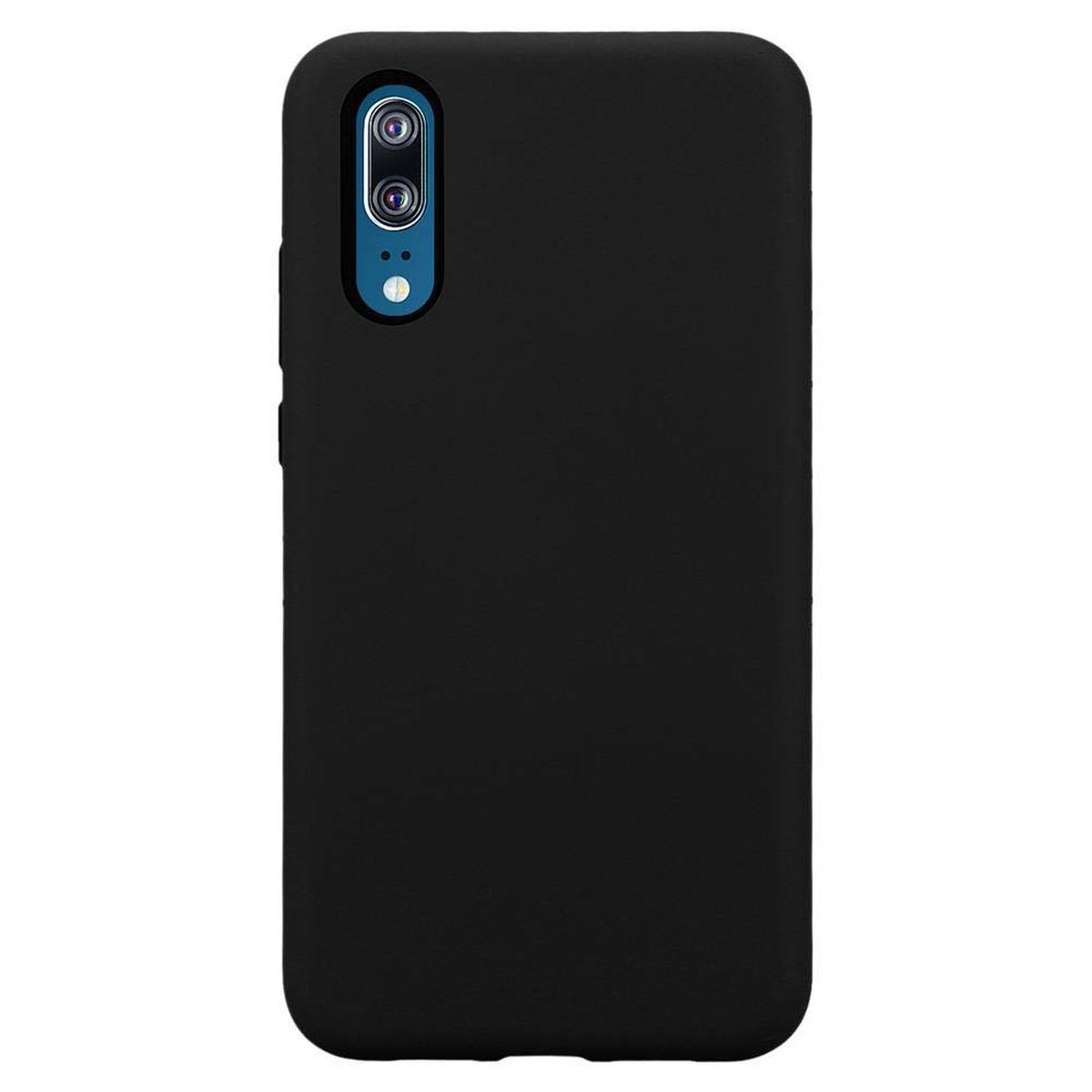 Hybrid Huawei, ONYX Backcover, Schutz, SCHWARZ P20, Hülle CADORABO 3-in-1