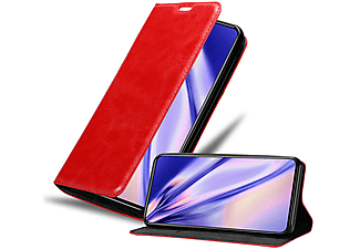 carcasa de móvil  - Funda libro para Móvil - Carcasa protección resistente de estilo libro CADORABO, Xiaomi, Poco X3 NFC, rojo manzana