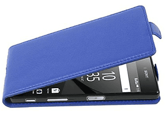 carcasa de móvil Funda flip cover para Móvil - Carcasa protección resistente de estilo Flip;CADORABO, Sony, Xperia Z5 COMPACT, azul real