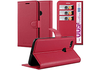 carcasa de móvil Funda libro para Móvil - Carcasa protección resistente de estilo libro;CADORABO, Google, Pixel 3 XL, rojo carmín
