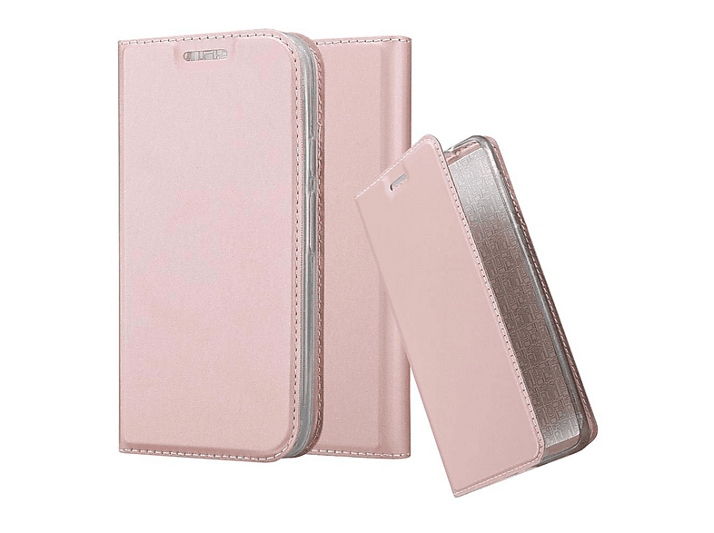 Cadorabo Custodia A Libro Portafoglio Per Motorola Moto G5 Plus - Oro Rosa Con Chiusura Magnetica, Slot E Stand