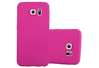 carcasa de móvil Funda rígida para móvil de plástico duro – Carcasa Hard Cover protección;CADORABO, Samsung, Galaxy S6, frosty rosa