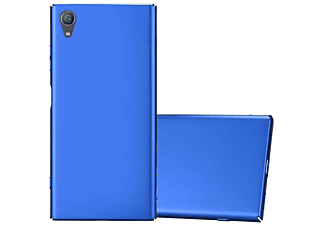 carcasa de móvil Funda rígida para móvil de plástico duro – Carcasa Hard Cover protección;CADORABO, Sony, Xperia XA1 PLUS, metal azul